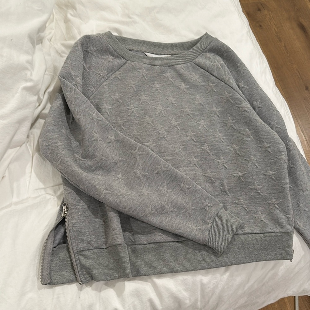 Bb Dakota Star Zipper Sweater